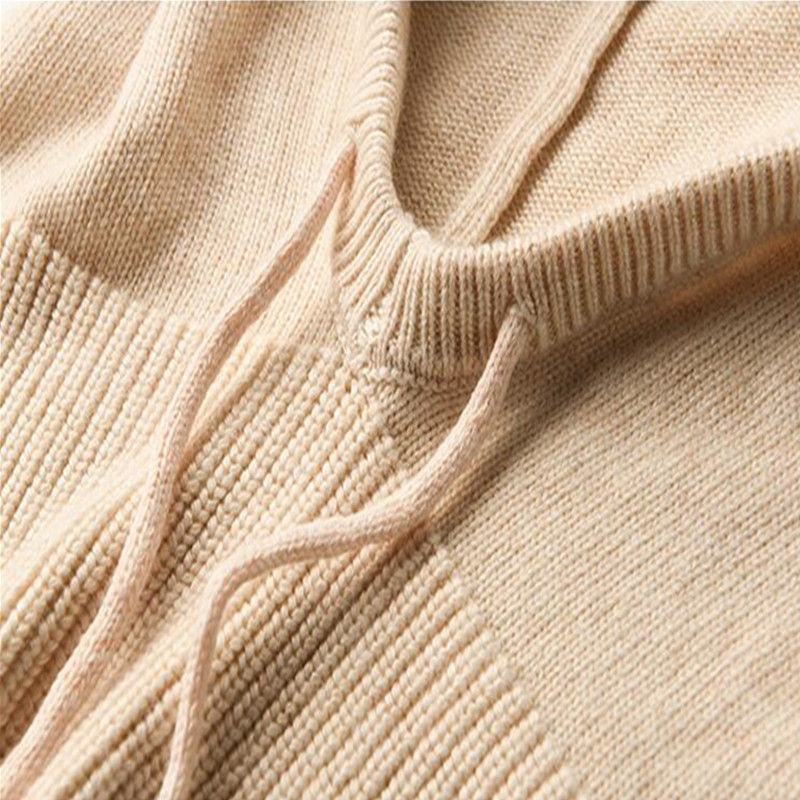 Cozy Knit All-in-One Hat & Scarf Pullover | Streetwear