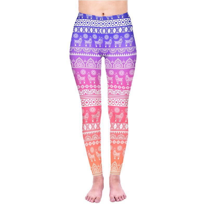 3D Digital Print Alpaca Bodysuit for Women