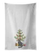 British Semi Longhair Cat Christmas Kitchen Towel Set of 2