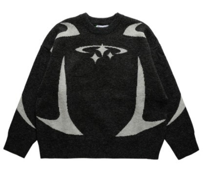 Women's Loose Crewneck Sweater Outside Wear