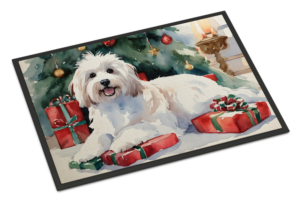 Coton De Tulear Cozy Christmas Doormat