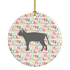 Russian Blue #2 Cat Christmas Ceramic Ornament
