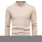 Solid Striped Men's Sweater Base