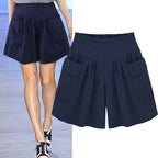 Plus Size Women's Wide Leg Shorts (EU/US Style)