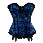 Corset Shaping Bodysuit with Lace Trim
