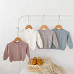 New Sweet Rhombus Hollow Long Sleeve Jacket