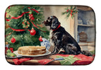 Boykin Spaniel Christmas Cookies Dish Drying Mat