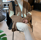 Men's Long-sleeved Sweater - Check Cardigan