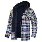 Plaid Hooded Jacket