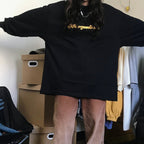 American Retro Oversized Sweater for Women