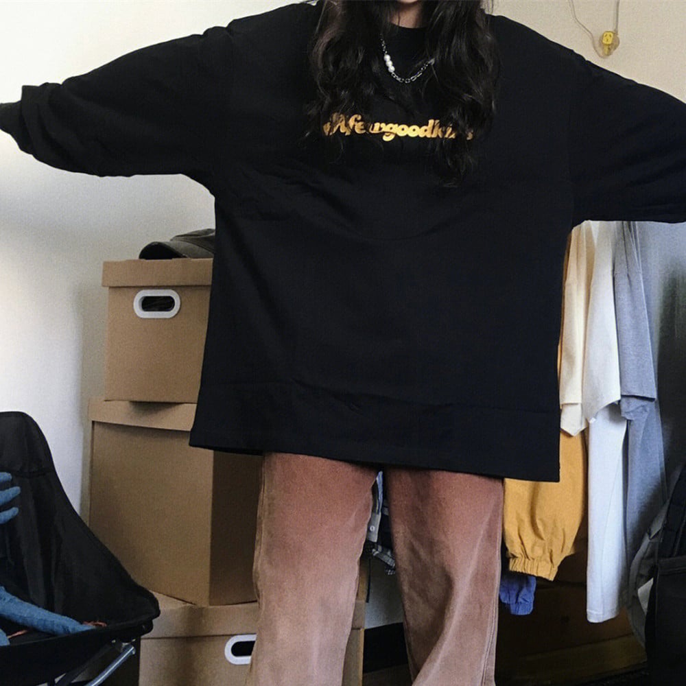 American Retro Oversized Sweater for Women