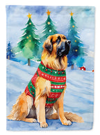 Leonberger Christmas Garden Flag