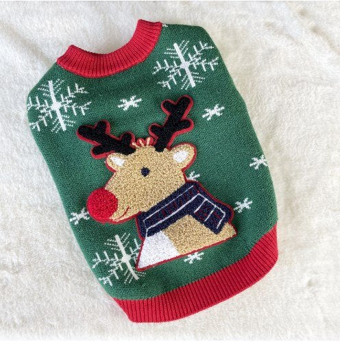 New Christmas Padded Dog Sweater for Pets