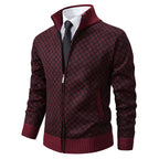 Thickened Stand-up Collar Slim-fit Sweater Coat for Men