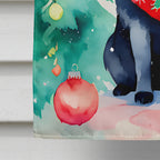 Schipperke Christmas House Flag