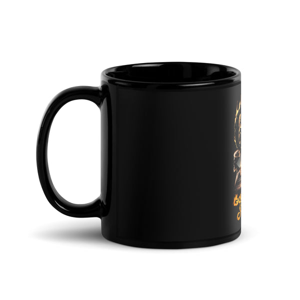Anointed Attire GAS Christian Mug - God Always Sustains Black Glossy Coffee Mug