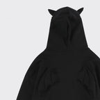 Cute Sweater with Trick or Treat Devil Wings Design