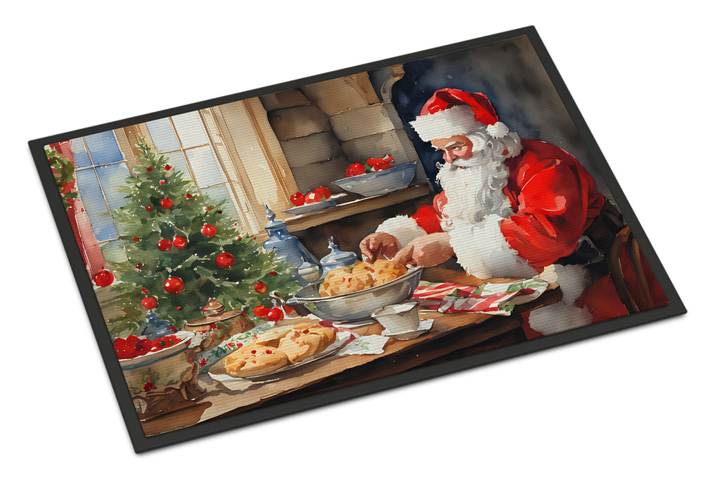 Cookies with Santa Claus Doormat