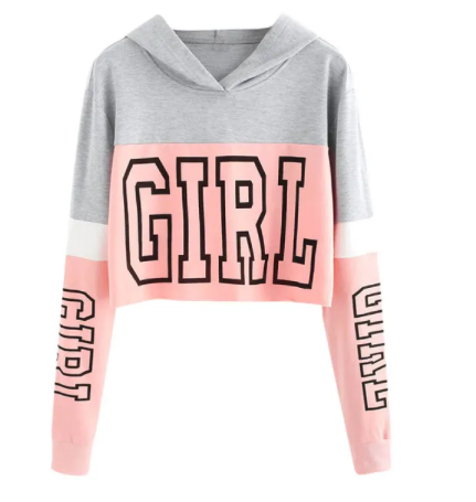 Patchwork Crop Hoodie | Streetwear