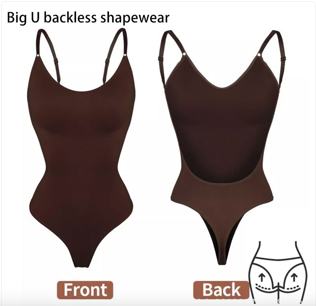 Seamless Backless Bodysuit