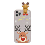 Christmas Deer IMD Soft Shell Mobile Phone Case | Protective Cover