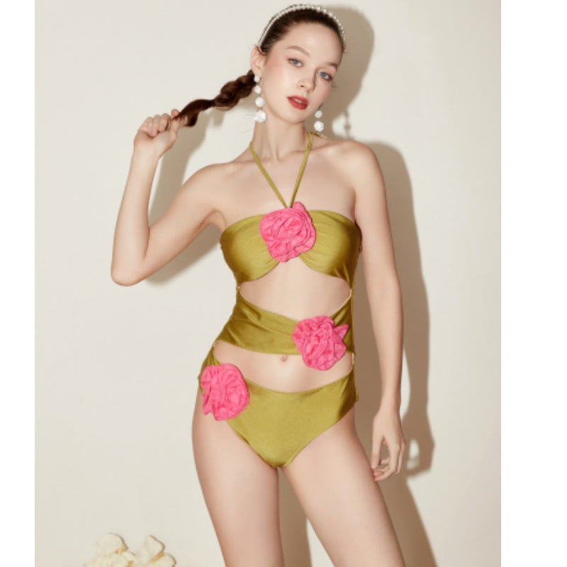 2024 Fashion Women's Sexy One-Piece Swimwear Set