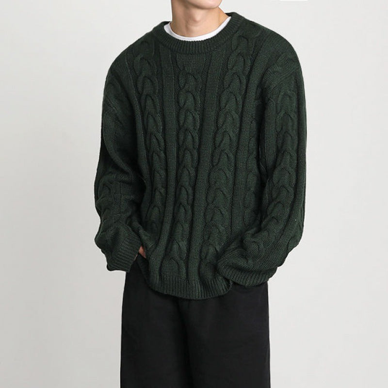 Trendy Loose Fit Men's Sweater Top for All Occasions
