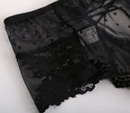 High-Waisted Polka Dot Lace Shaping Panties