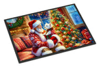 Westie and Santa Claus Doormat