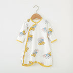 Baby Cotton Long Sleeve Romper for Summer Sleepwear
