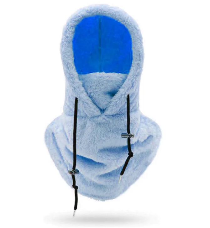 Winter Outdoor Windproof Cap & Scarf | Embroidered Cap