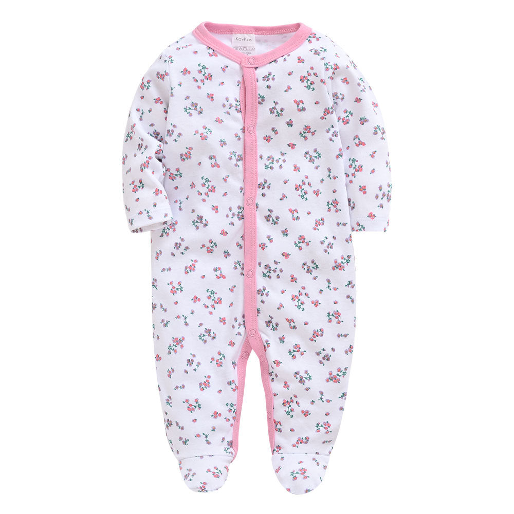 Cotton Long Sleeve Cartoon Baby Bodysuit (New Autumn)