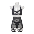 2023 Summer New Women's Lingerie Set with Sheer Mesh