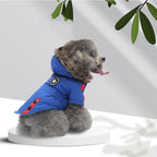 Cotton Chest-Back Zip Jacket for Dogs