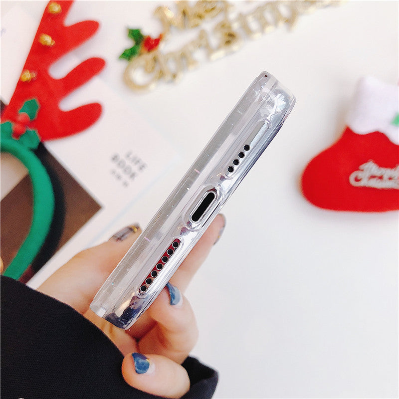 Santa Claus Christmas Tree Phone Case for iPhone & Samsung | Protective Cover