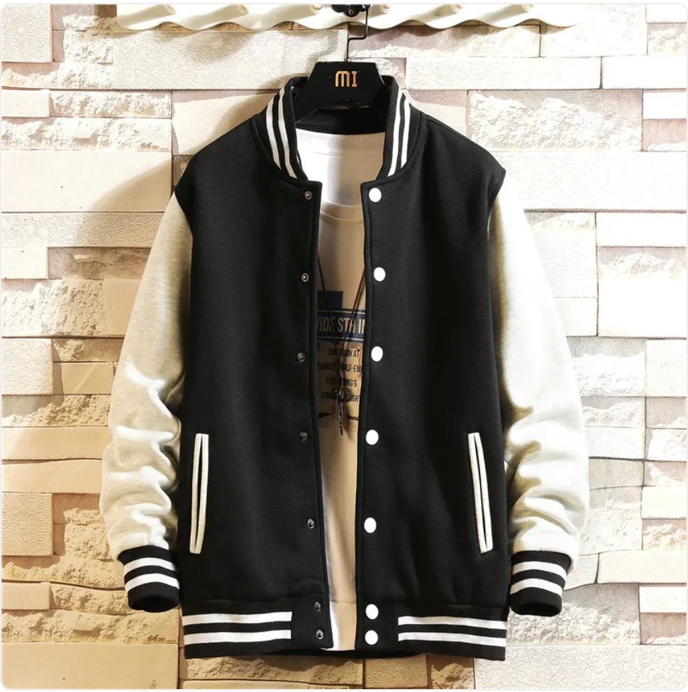 Men's Casual Baseball Jacket