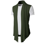 Men's Casual Sleeveless Knit Cardigan