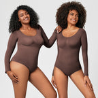 Women's Seamless Long Sleeve Corset Jumpsuit