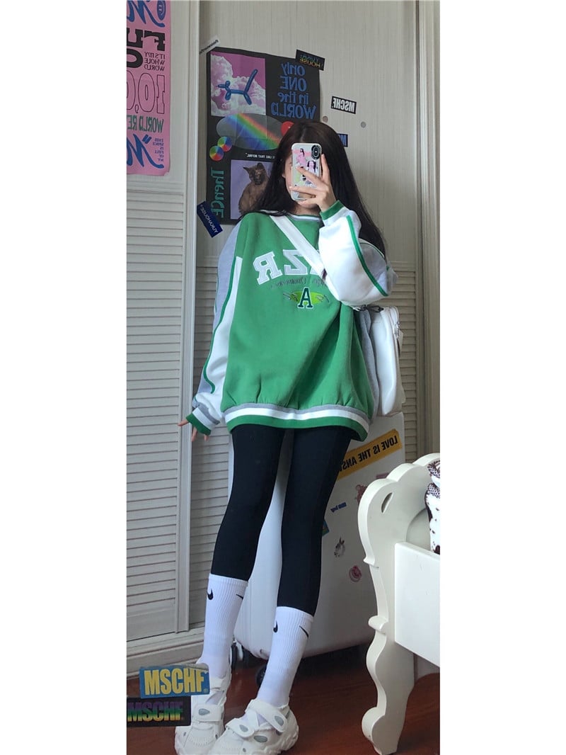 Women's Plus Velvet Thick Hoodie in Loose Style | Streetwear