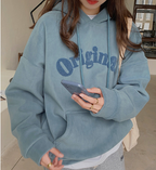 Double-Sided Thick Auli Fleece Hooded Sweatshirt | Streetwear