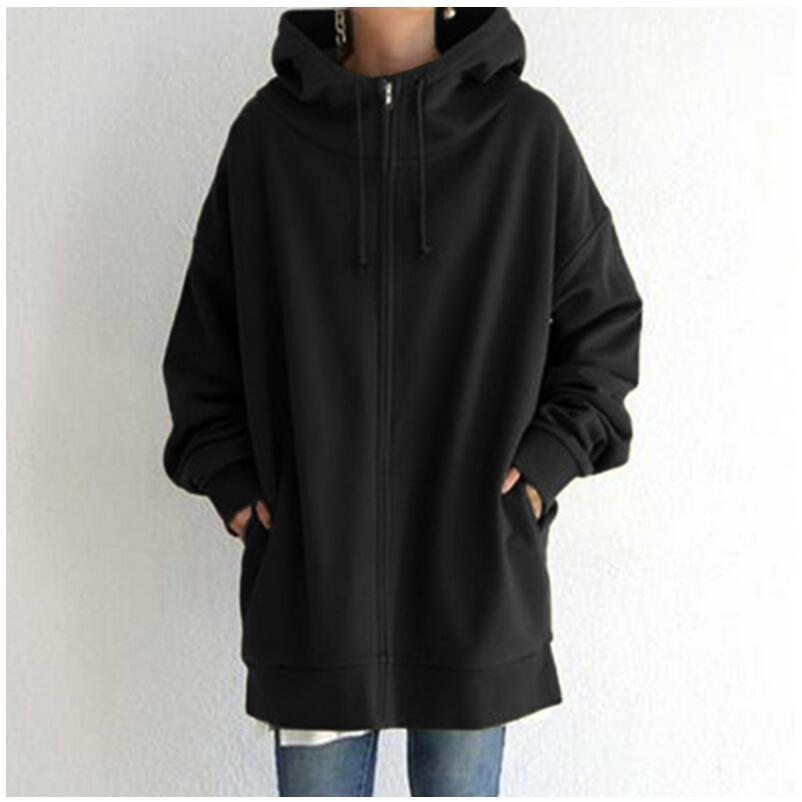 Women's Fuzzy Full-Zip Sport Hoodie Sweatshirt | Streetwear