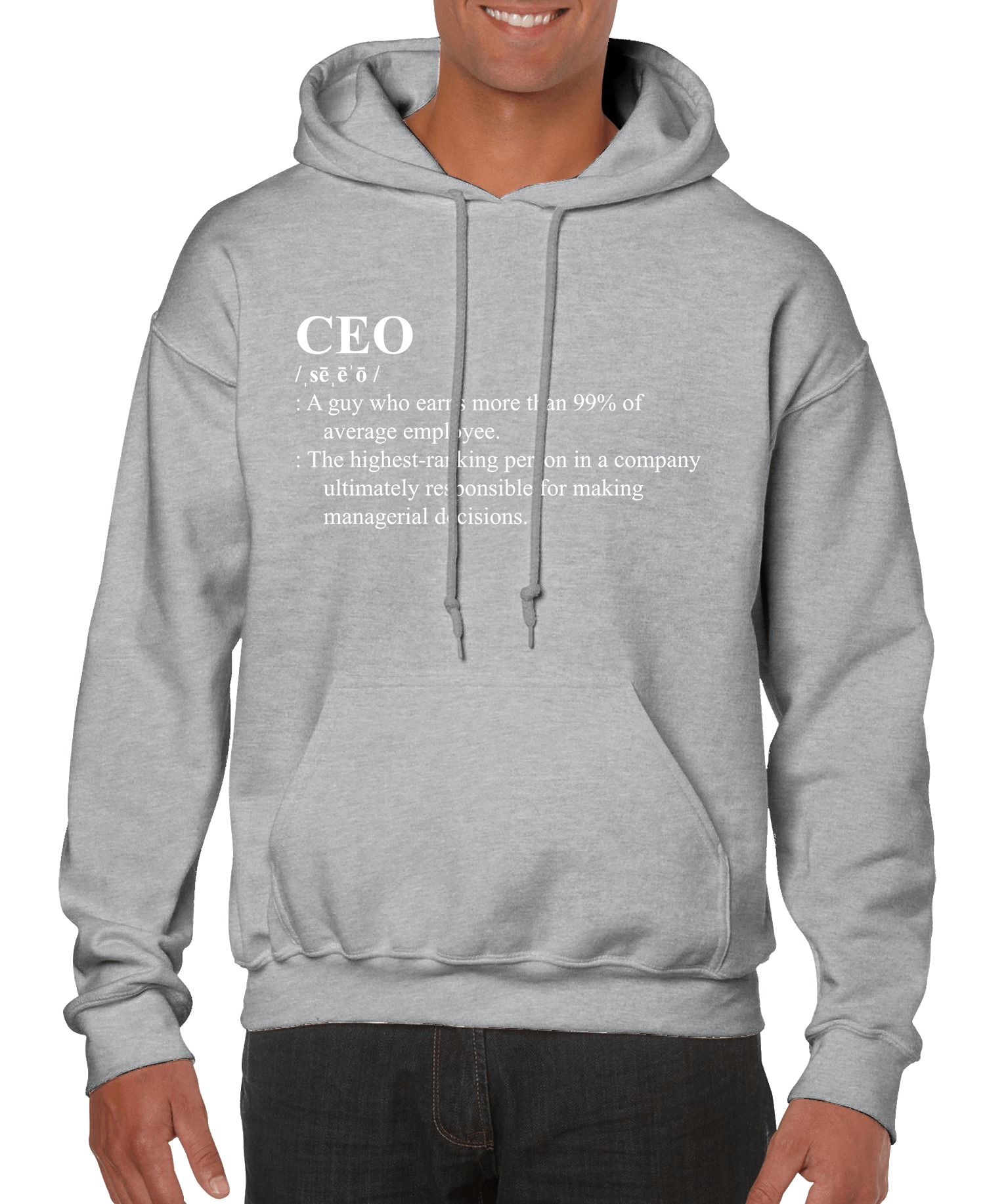 CEO Definition Men’s Hoodie | Streetwear