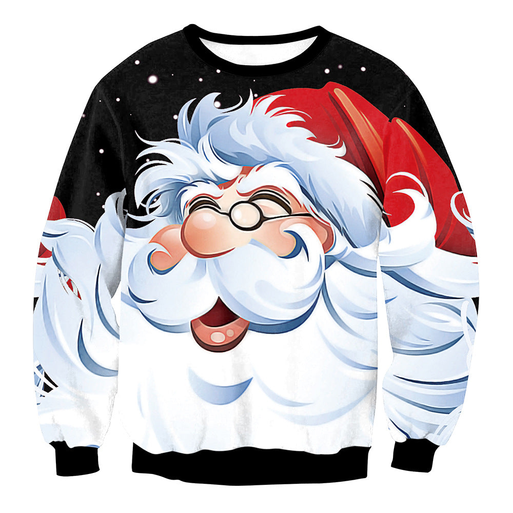 Amazon Mixed Color Reindeer Christmas Sweatshirt for Women | Streetwear