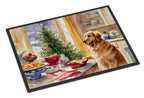 Golden Retriever Christmas Cookies Doormat
