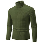 Men's Casual High Collar Pullover Sweater | Streetwear