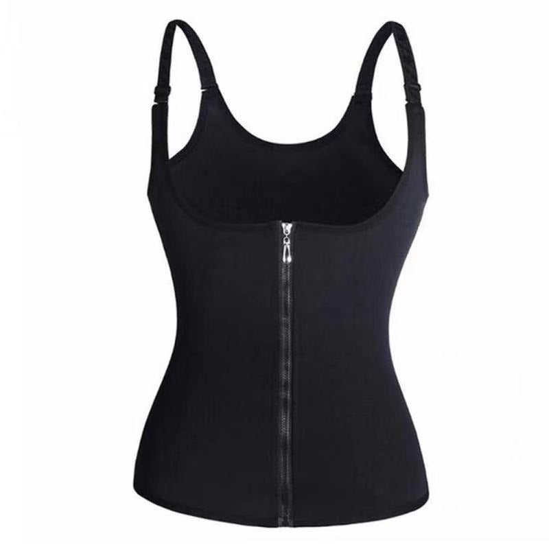 Women's Zipper Bodybuilding Belly Corset