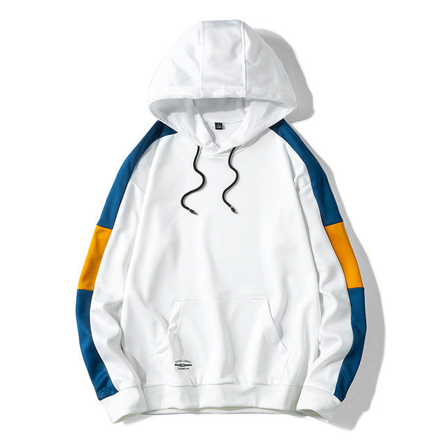 Men's Casual Hoodie Pullover - Solid Color Streetwear | Streetwear