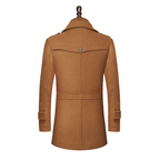 Men's Double Collar Woolen Coat