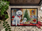Poodle Christmas Cookies Doormat