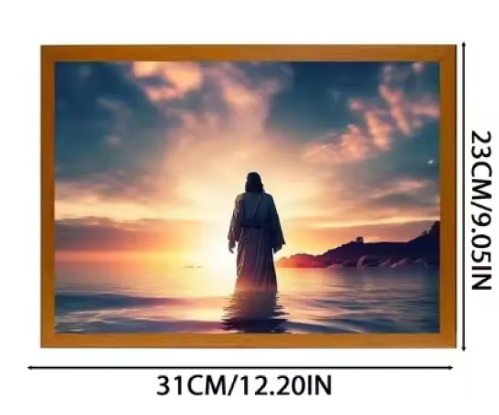 [Duplicate] Illuminated Jesus LED Art Decor | Christian Home Decor